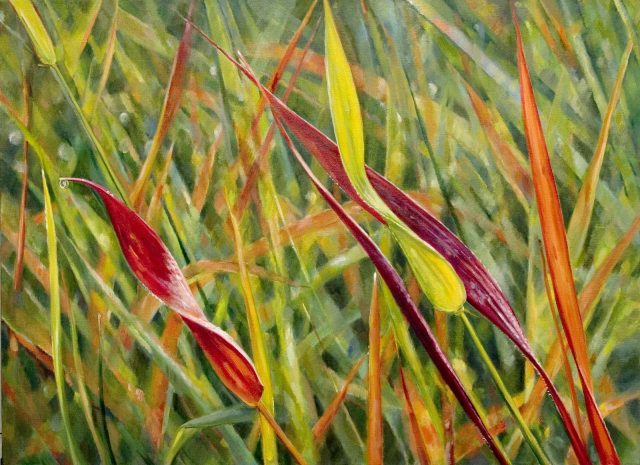 New Grass, oil painting by Elizabeth Ross